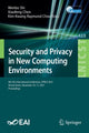 Book cover of: Security and Privacy in New Computing Environments. By: Wenbo Shi