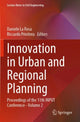 Book cover of: Innovation in Urban and Regional Planning. By: Daniele La Rosa