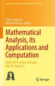 Book cover of: Mathematical Analysis, its Applications and Computation. By: Paula Cerejeiras