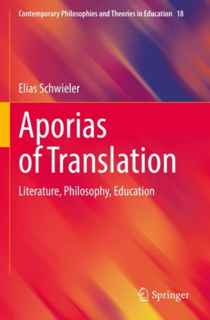 Book cover of: Aporias of Translation. By: Elias Schwieler