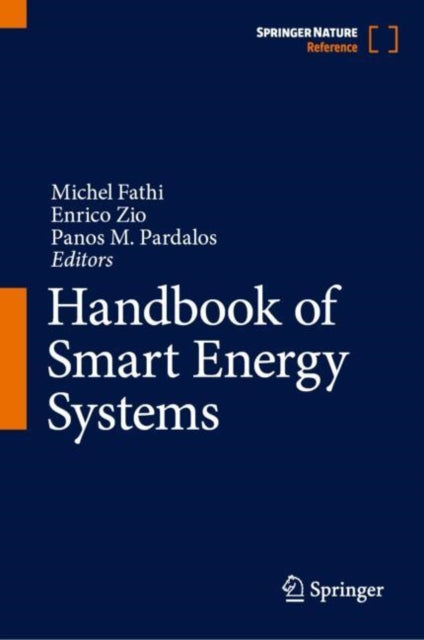 Book cover of: Handbook of Smart Energy Systems. By: Mahdi Fathi