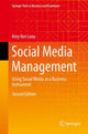 Book cover of: Social Media Management. By: Amy Van Looy