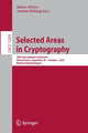 Book cover of: Selected Areas in Cryptography. By: Riham AlTawy