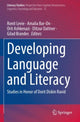 Book cover of: Developing Language and Literacy. By: Ronit Levie