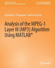 Book cover of: Analysis of the MPEG-1 Layer III (MP3) Algorithm using MATLAB. By: Andreas Spanias