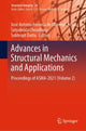 Book cover of: Advances in Structural Mechanics and Applications. By: José António Fonseca de Oliveira Correia