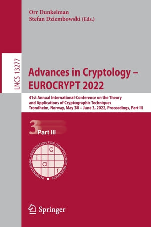 Advances in Cryptology – EUROCRYPT 2022