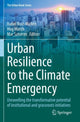 Book cover of: Urban Resilience to the Climate Emergency. By: Isabel Ruiz-Mallén