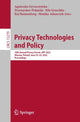 Book cover of: Privacy Technologies  and Policy. By: Agnieszka Gryszczyńska
