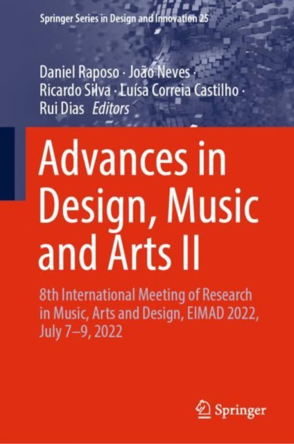 Book cover of: Advances in Design, Music and Arts II. By: Daniel Raposo