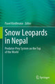 Book cover of: Snow Leopards in Nepal. By: Pavel Kindlmann