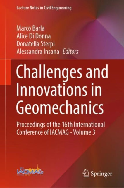Book cover of: Challenges and Innovations in Geomechanics. By: Marco Barla