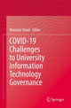 Book cover of: COVID-19 Challenges to University Information Technology Governance. By: Mansoor Alaali