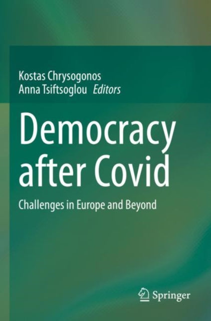 Book cover of: Democracy after Covid. By: Kostas Chrysogonos