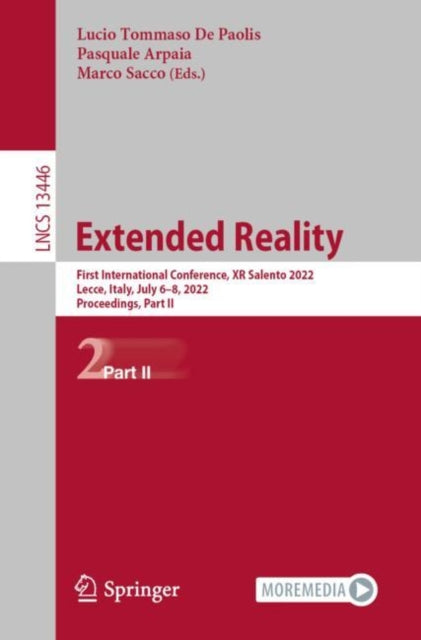 Book cover of: Extended Reality. By: Lucio Tommaso De Paolis