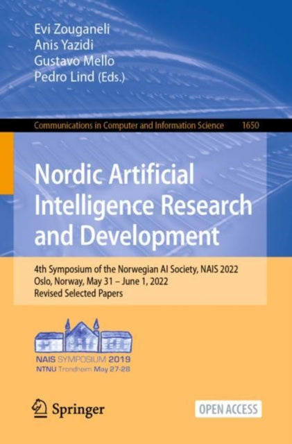Book cover of: Nordic Artificial Intelligence Research and Development. By: Evi Zouganeli