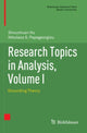 Book cover of: Research Topics in Analysis, Volume I. By: Shouchuan Hu