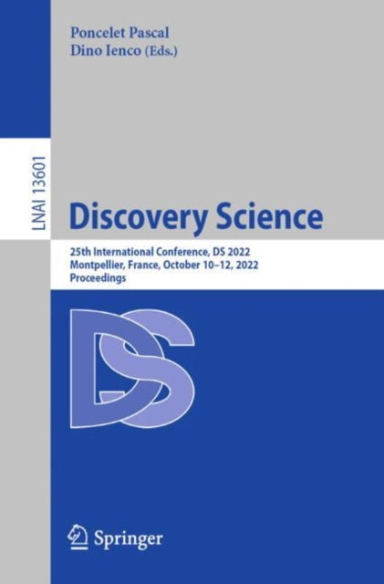 Book cover of: Discovery Science. By: Poncelet Pascal