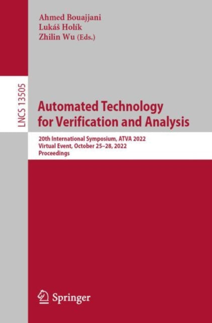 Book cover of: Automated Technology for Verification and Analysis. By: Ahmed Bouajjani