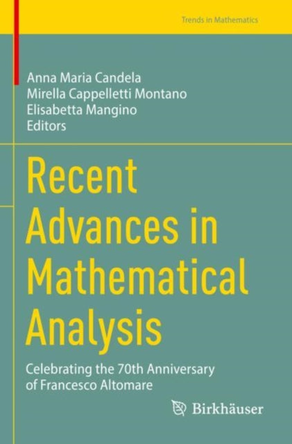 Book cover of: Recent Advances in Mathematical Analysis. By: Anna Maria Candela