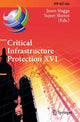 Book cover of: Critical Infrastructure Protection XVI. By: Jason Staggs
