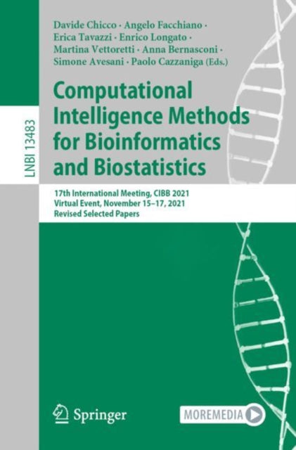 Book cover of: Computational Intelligence Methods for Bioinformatics and Biostatistics. By: Davide Chicco