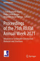 Book cover of: Proceedings of the 75th RILEM Annual Week 2021. By: J. Ivan Escalante-Garcia