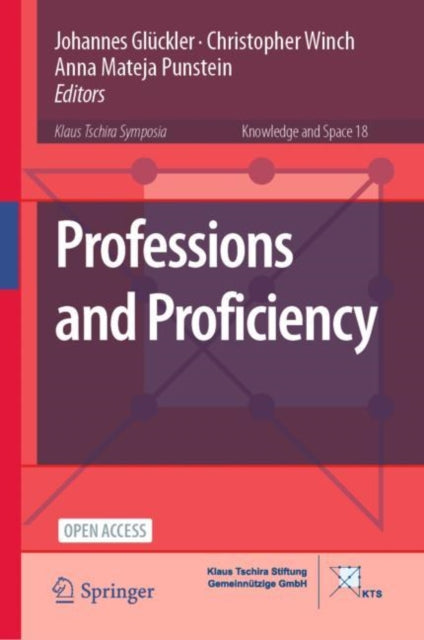 Book cover of: Professions and Proficiency. By: Johannes Glückler