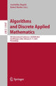 Book cover of: Algorithms and Discrete Applied Mathematics. By: Amitabha Bagchi