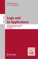 Book cover of: Logic and Its Applications. By: Mohua Banerjee