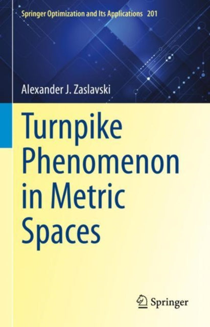 Book cover of: Turnpike Phenomenon in Metric Spaces. By: Alexander J. Zaslavski
