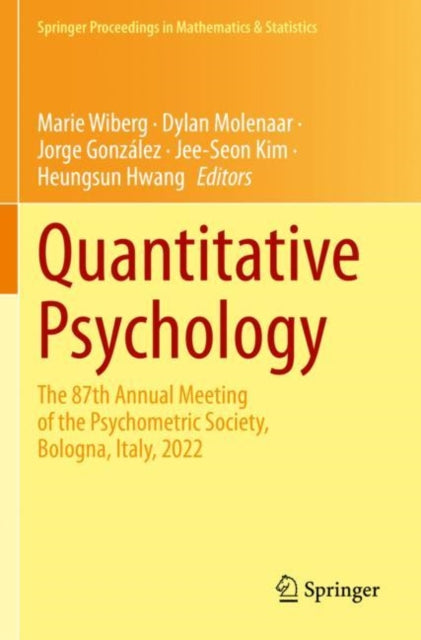 Book cover of: Quantitative Psychology. By: Marie Wiberg