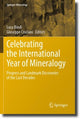 Book cover of: Celebrating the International Year of Mineralogy. By: Luca Bindi