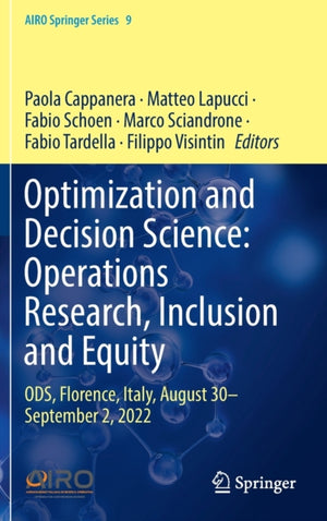 Optimization and Decision Science: Operations Research, Inclusion and Equity