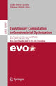 Book cover of: Evolutionary Computation in Combinatorial Optimization. By: Leslie Pérez Cáceres