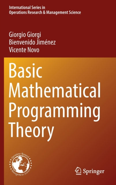 Book cover of: Basic Mathematical Programming Theory. By: Giorgio Giorgi