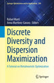 Book cover of: Discrete Diversity and Dispersion Maximization. By: Rafael Martí