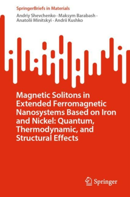 Magnetic Solitons in Extended Ferromagnetic Nanosystems Based on Iron and Nickel