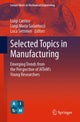 Book cover of: Selected Topics in Manufacturing. By: Luigi Carrino