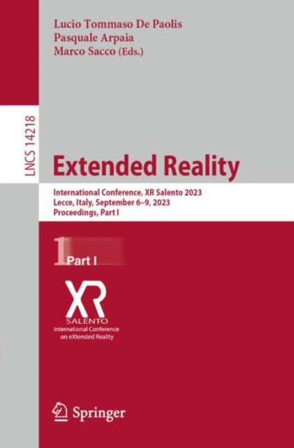 Book cover of: Extended Reality. By: Lucio Tommaso De Paolis