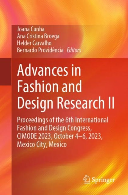 Book cover of: Advances in Fashion and Design Research II. By: Joana Cunha