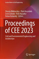 Book cover of: Proceedings of CEE 2023. By: Zinoviy Blikharskyy