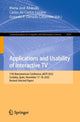 Book cover of: Applications and Usability of Interactive TV. By: Maria Jose Abasolo