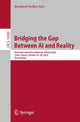 Book cover of: Bridging the Gap Between AI and Reality. By: Bernhard Steffen