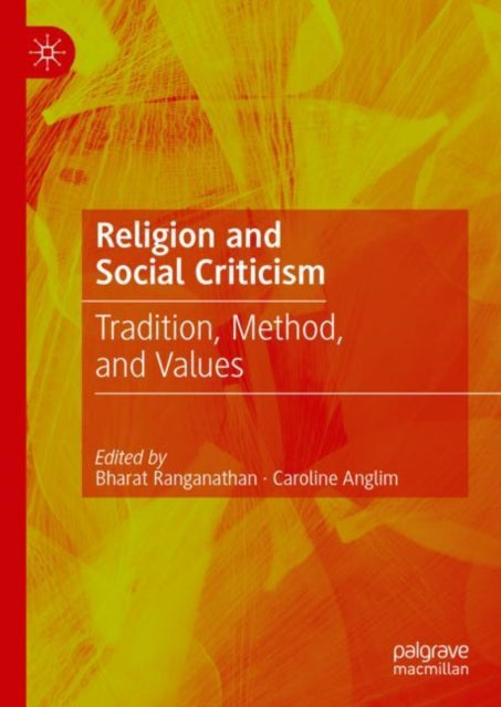 Book cover of: Religion and Social Criticism. By: Bharat Ranganathan