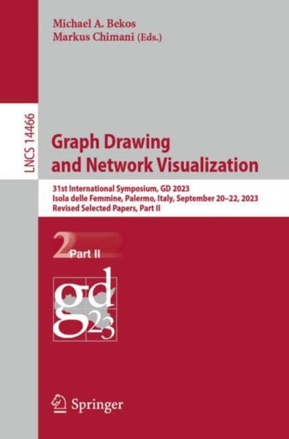 Book cover of: Graph Drawing and Network Visualization. By: Michael A. Bekos