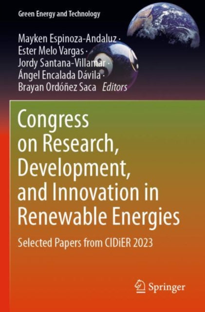 Book cover of: Congress on Research, Development, and Innovation in Renewable Energies