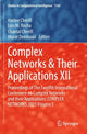 Book cover of: Complex Networks & Their Applications XII