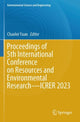 Book cover of: Proceedings of 5th International Conference on Resources and Environmental Research—ICRER 2023