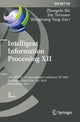 Book cover of: Intelligent Information Processing XII